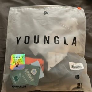 Youngla new drop grey compression tee brand new never worn XL